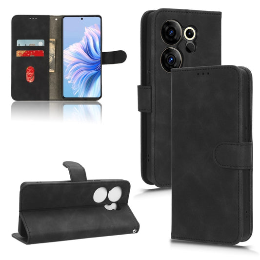 Skin Feel Magnetic Flip Leather Phone Case