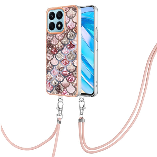 Electroplating IMD TPU Phone Case with Lanyard, For Honor X8a, For Honor X9a/Magic5 Lite, For Honor X7a, For Honor X8 5G / X6 4G