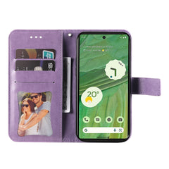 Seven-petal Flowers Embossing Leather Phone Case