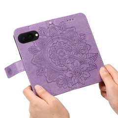 Seven-petal Flowers Embossing Leather Phone Case