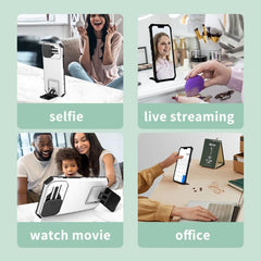 Stereoscopic Holder Sliding Camshield Phone Case, For Google Pixel 9 Pro XL, For Google Pixel 9 Pro, For Google Pixel 8 Pro