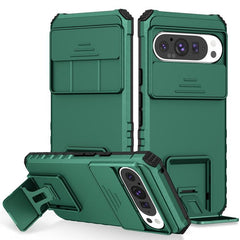 Stereoscopic Holder Sliding Camshield Phone Case, For Google Pixel 9 Pro XL, For Google Pixel 9 Pro, For Google Pixel 8 Pro