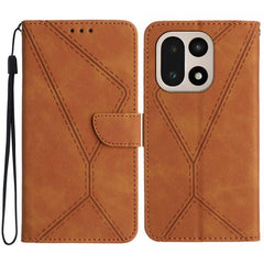 Stitching Embossed Leather Phone Case