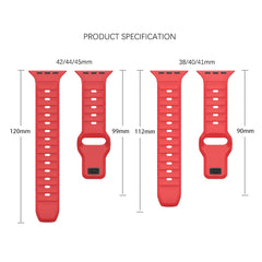 Dot Texture Fluororubber Watch Band, For Apple Watch 8 45mm, For Apple Watch Ultra 2 49mm, For Apple Watch 9 45mm, For Apple Watch SE 2022 40mm