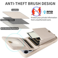 Crossbody Lanyard Zipper Wallet Leather Phone Case