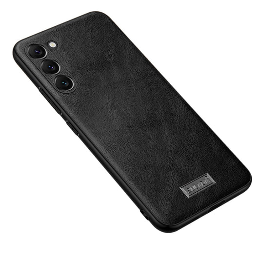 SULADA Shockproof TPU Hybrid Handmade Leather Phone Case