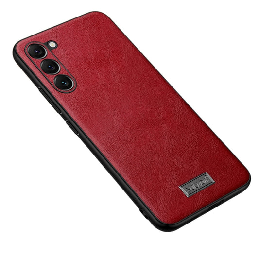 SULADA Shockproof TPU Hybrid Handmade Leather Phone Case