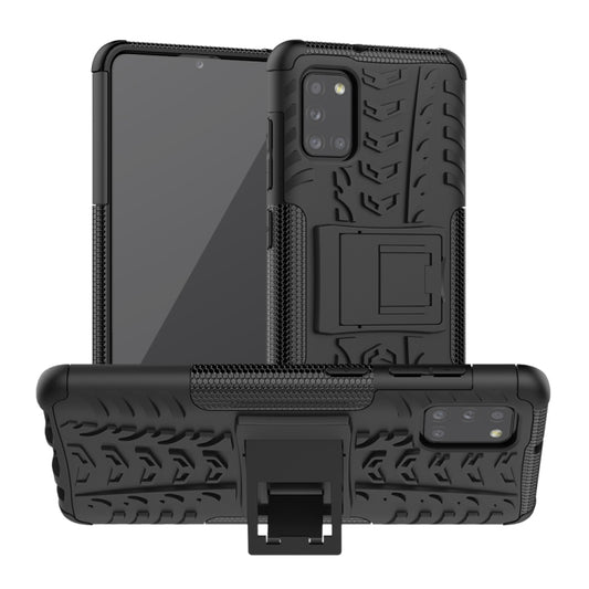 Tire Texture Shockproof TPU+PC Protective Case,with Holder