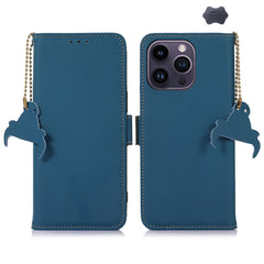 Genuine Leather Magnetic RFID Leather Phone Case