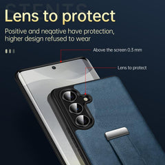 SULADA PC Hybrid Leather Texture Skin Feel Shockproof Phone Case