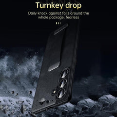 SULADA PC Hybrid Leather Texture Skin Feel Shockproof Phone Case