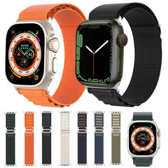 DUX DUCIS GS Series Nylon Loop Watch Band, For Apple Watch Series 9 41mm, For Apple Watch SE 2022 44mm, For Apple Watch Series 8 41mm, For Apple Watch SE 40mm, For Apple Watch Series 8 45mm, For Apple Watch SE 44mm