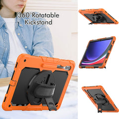 Lucky Wheel Grip Silicone Hybrid PC Tablet Case with Shoulder Strap
