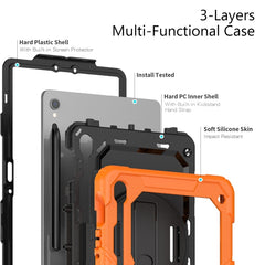 Lucky Wheel Grip Silicone Hybrid PC Tablet Case with Shoulder Strap