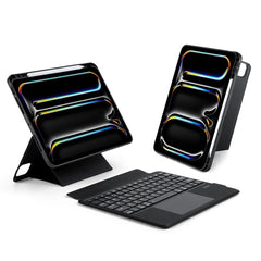 DUX DUCIS DK Series Magnetic Wireless Bluetooth Keyboard Tablet Case, For iPad Pro 13 2024, For iPad Pro 11 2024, For iPad Air 11 2024 / 4&5 / iPad Pro 11 2022, For iPad 10th Gen 10.9 2022, For iPad 10.2 2019/2020/2021/Air 2019