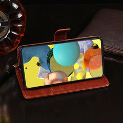 idewei Crazy Horse Texture Horizontal Flip Leather Case with Holder & Card Slots & Wallet