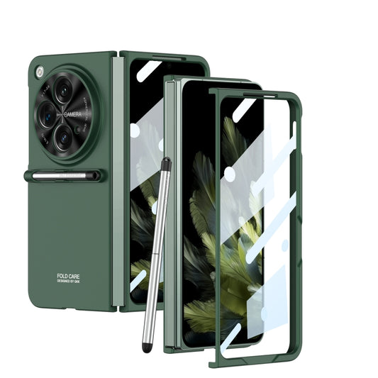 GKK Ultra-thin Full Coverage Phone Flip Case with Pen, For OPPO Find N3 / OnePlus Open