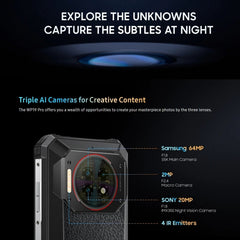 Oukitel WP19 Pro, 6.8 inch MediaTek Helio G99 Octa-core, NFC, Network: 4G