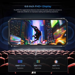 Oukitel WP33 Pro, IP68/IP69K, Fingerprint Identification, 22000mAh, 6.6 inch MediaTek Dimensity 6100+ Octa-core, NFC, OTG, Network: 5G