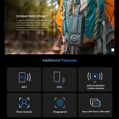 Oukitel WP33 Pro, IP68/IP69K, Fingerprint Identification, 22000mAh, 6.6 inch MediaTek Dimensity 6100+ Octa-core, NFC, OTG, Network: 5G