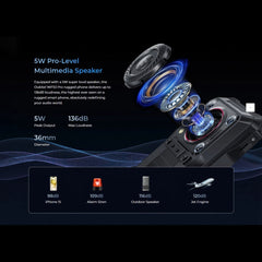 Oukitel WP33 Pro, IP68/IP69K, Fingerprint Identification, 22000mAh, 6.6 inch MediaTek Dimensity 6100+ Octa-core, NFC, OTG, Network: 5G