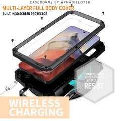 R-JUST Sliding Camera Life Waterproof Holder Phone Case, For Samsung Galaxy S24 5G