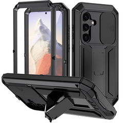 R-JUST Sliding Camera Life Waterproof Holder Phone Case, For Samsung Galaxy S24 5G