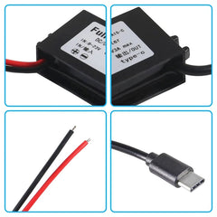12V to 5V 3A Car Power Converter DC Module Voltage Regulator