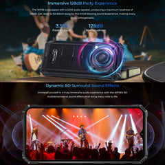 Oukitel WP36, IP68/IP69K, Fingerprint Identification, 10600mAh, 6.52 inch MediaTek MT8788 Octa Core, NFC, OTG, Network: 4G