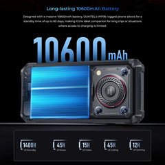 Oukitel WP36, IP68/IP69K, Fingerprint Identification, 10600mAh, 6.52 inch MediaTek MT8788 Octa Core, NFC, OTG, Network: 4G