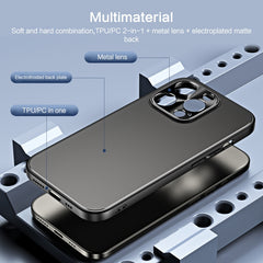 R-JUST RJ-61 Electroplating Frosted TPU + PC Phone Case, For iPhone 14 Pro, For iPhone 14 Pro Max, For iPhone 13 Pro Max, For iPhone 13 Pro, For iPhone 13, For iPhone 12 Pro Max