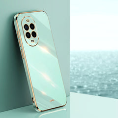 XINLI Straight 6D Plating Gold Edge TPU Phone Case, For Huawei Mate 70 Pro / 70 Pro+, For Huawei Mate 70, For Huawei Nova 13 Pro