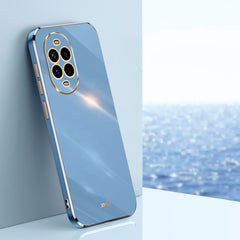 XINLI Straight 6D Plating Gold Edge TPU Phone Case, For Huawei Mate 70 Pro / 70 Pro+, For Huawei Mate 70, For Huawei Nova 13 Pro