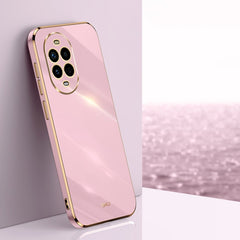 XINLI Straight 6D Plating Gold Edge TPU Phone Case, For Huawei Mate 70 Pro / 70 Pro+, For Huawei Mate 70, For Huawei Nova 13 Pro