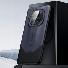 SULADA Splicing Plain Leather PC Shockproof Phone Case, For Honor Magic6 Pro, For Honor Magic6