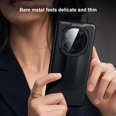 SULADA Splicing Plain Leather PC Shockproof Phone Case, For Honor Magic6 Pro, For Honor Magic6