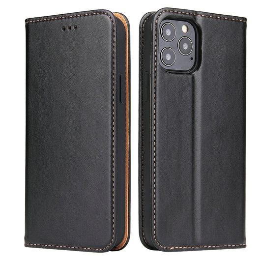 Fierre Shann PU Genuine Leather Texture Horizontal Flip Leather Case with Holder & Card Slots & Wallet, For iPhone 12 Pro Max, For iPhone 12 mini, For iPhone 12 / 12 Pro