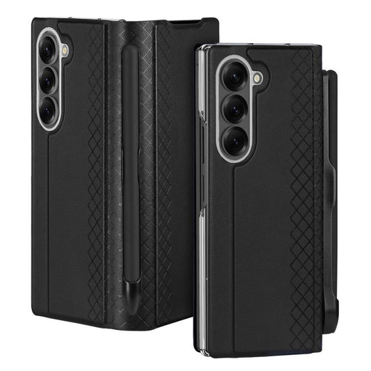 DUX DUCIS Bril Series PU + TPU Phone Case with Pen Slot, For Samsung Galaxy Z Fold7 5G, For Samsung Galaxy Z Fold Special