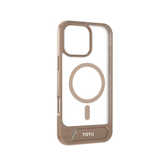 TOTU PC-25 Skin Feel MagSafe Magnetic Stand Phone Case, For iPhone 16 Pro Max, For iPhone 16 Pro