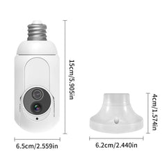 1080P Bulb Type WiFi Surveillance Camera Support Night Vision & Two-way Intercom & Motion Detection