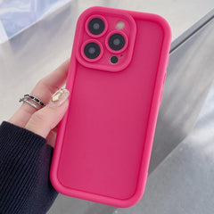 Shockproof Frame Frosted Precise Hole TPU Phone Case