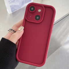 Shockproof Frame Frosted Precise Hole TPU Phone Case