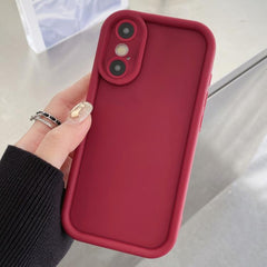 Shockproof Frame Frosted Precise Hole TPU Phone Case