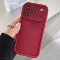 Shockproof Frame Frosted Precise Hole TPU Phone Case