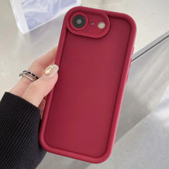 Shockproof Frame Frosted Precise Hole TPU Phone Case