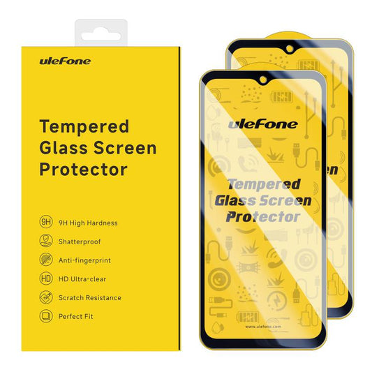 2pcs / Pack Ulefone 9H HD Anti Fingerprint Tempered Glass Screen Protector