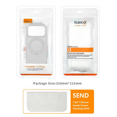 Kalebol Frosted MagSafe Holder Acrylic Hybrid TPU Phone Case