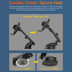 Ulefone UAN16 Armor Mount Car / Desk Phone Holder, Enhanced Model