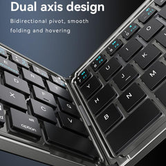 Yesido KB27 Ultra Slim Mini Two-Fold Portable Bluetooth Keyboard