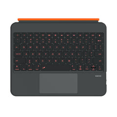 Colorful Backlight Bluetooth Keyboard Leather Tablet Case with Rotating Holder